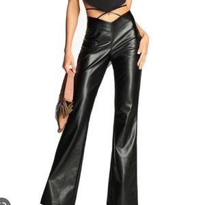 I AM GIA Zoey Faux leather pants wide leg